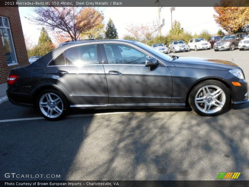 Steel Grey Metallic / Black 2013 Mercedes-Benz ML 350 4Matic