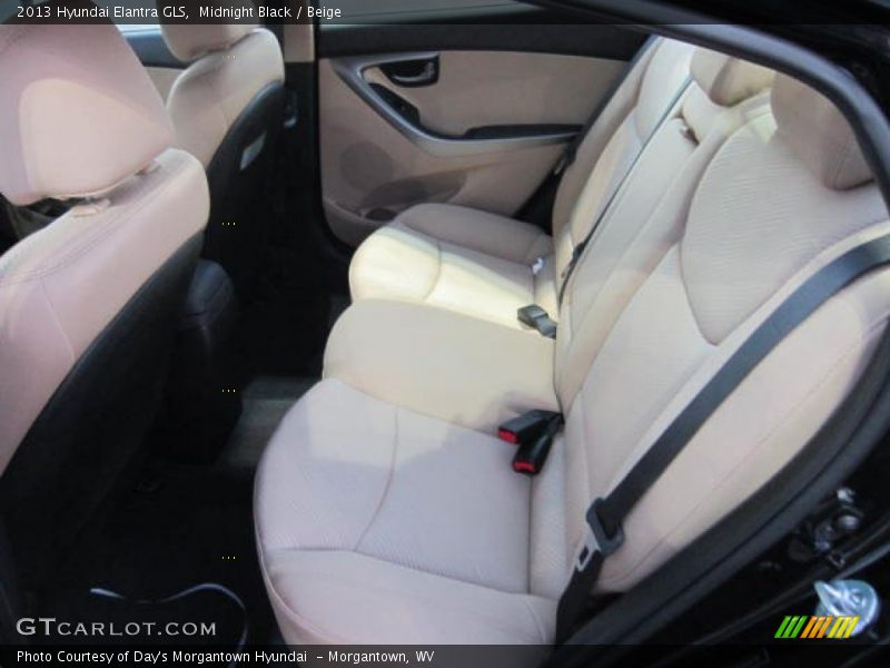 Midnight Black / Beige 2013 Hyundai Elantra GLS