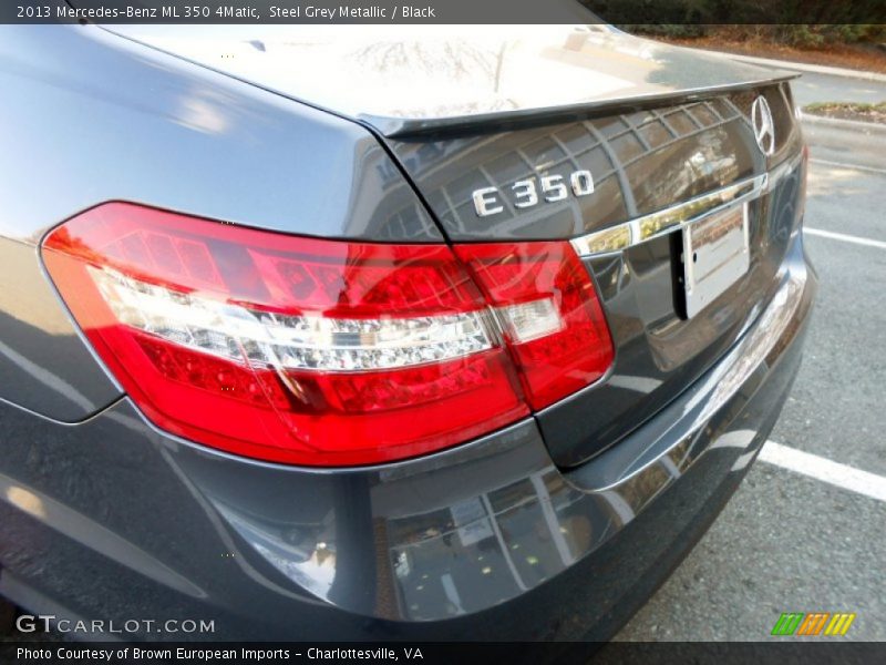 Steel Grey Metallic / Black 2013 Mercedes-Benz ML 350 4Matic
