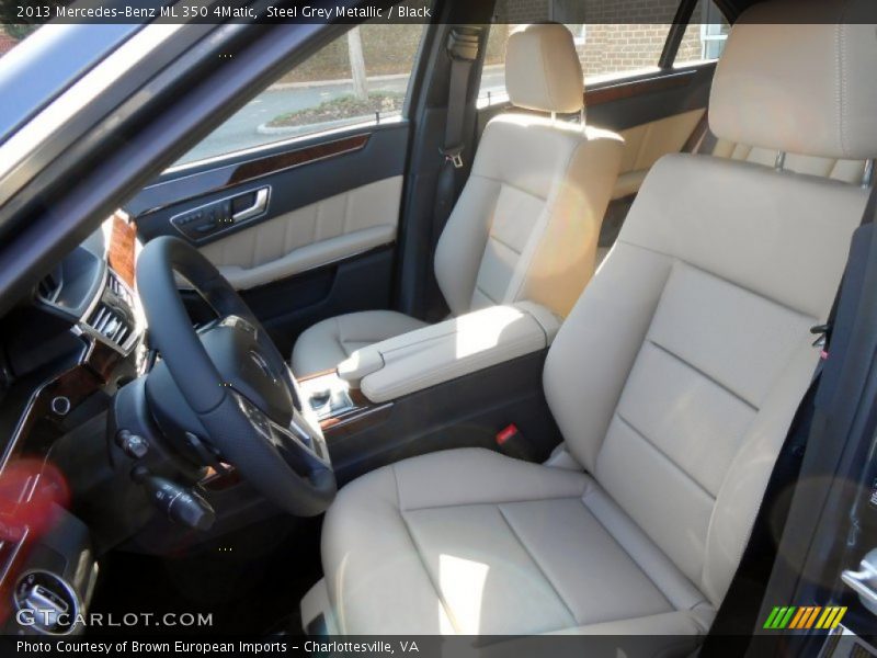 Steel Grey Metallic / Black 2013 Mercedes-Benz ML 350 4Matic