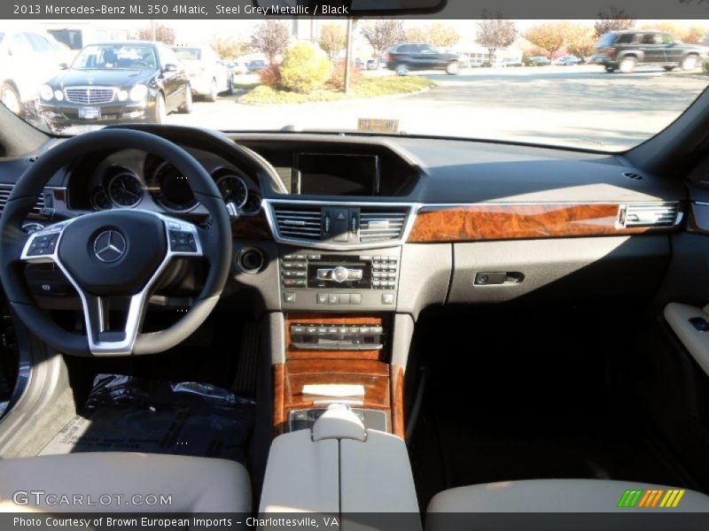 Steel Grey Metallic / Black 2013 Mercedes-Benz ML 350 4Matic