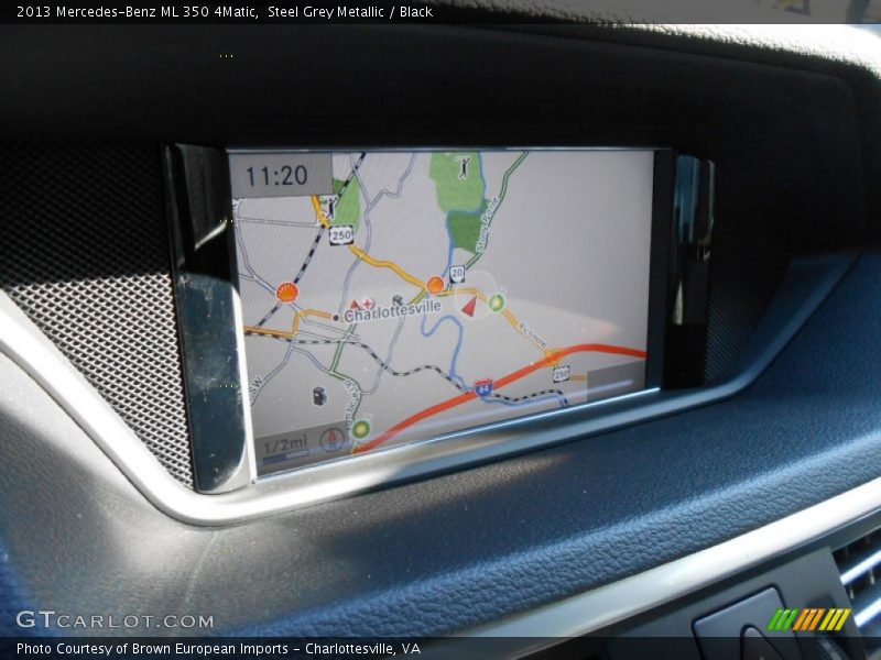 Steel Grey Metallic / Black 2013 Mercedes-Benz ML 350 4Matic