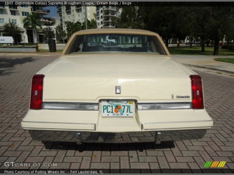 Cream Beige / Beige 1985 Oldsmobile Cutlass Supreme Brougham Coupe