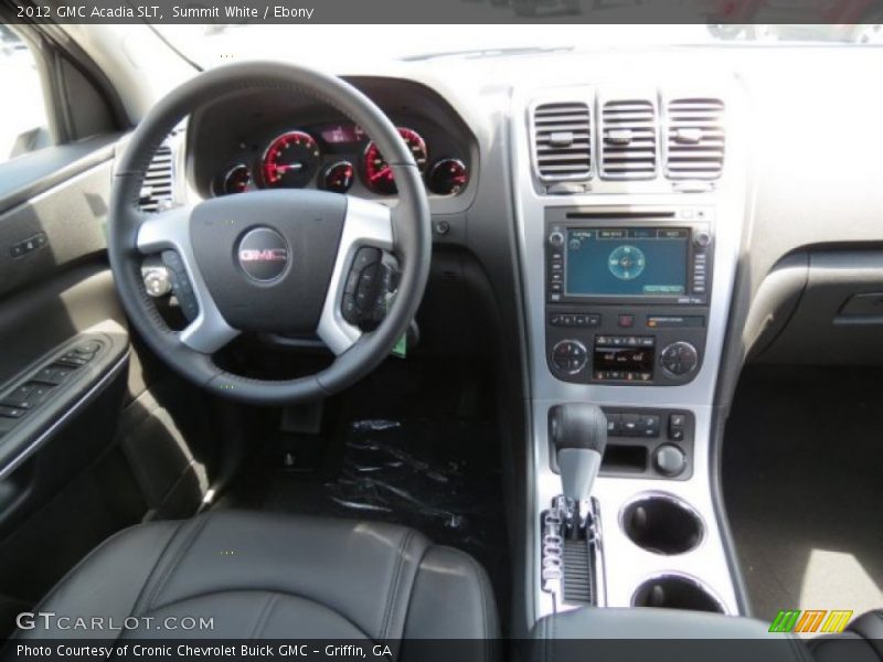 Summit White / Ebony 2012 GMC Acadia SLT