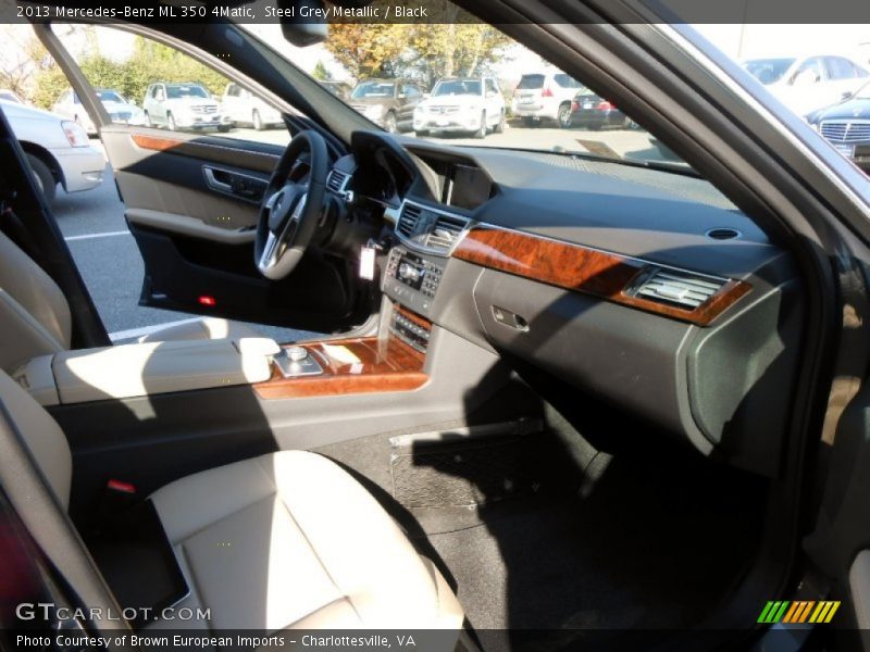 Steel Grey Metallic / Black 2013 Mercedes-Benz ML 350 4Matic