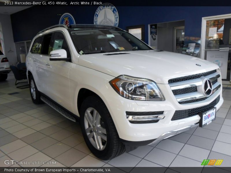 Arctic White / Black 2013 Mercedes-Benz GL 450 4Matic
