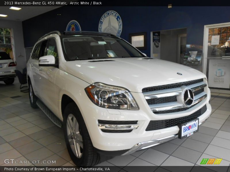 Arctic White / Black 2013 Mercedes-Benz GL 450 4Matic