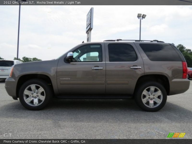 Mocha Steel Metallic / Light Tan 2012 GMC Yukon SLT