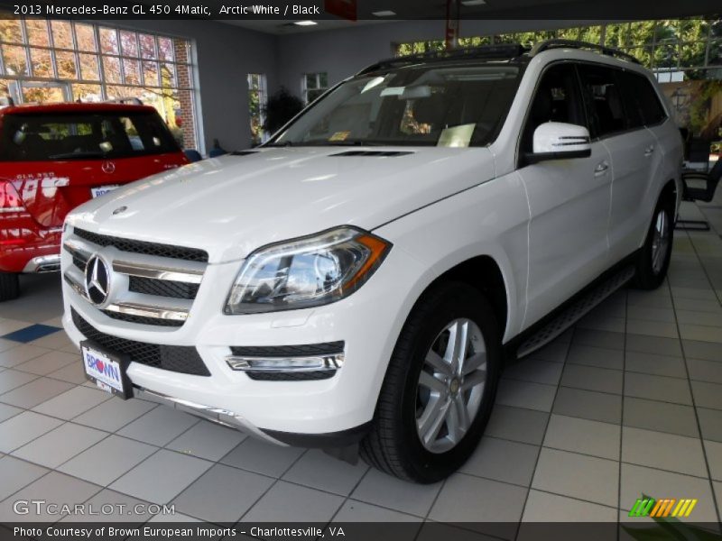 Arctic White / Black 2013 Mercedes-Benz GL 450 4Matic