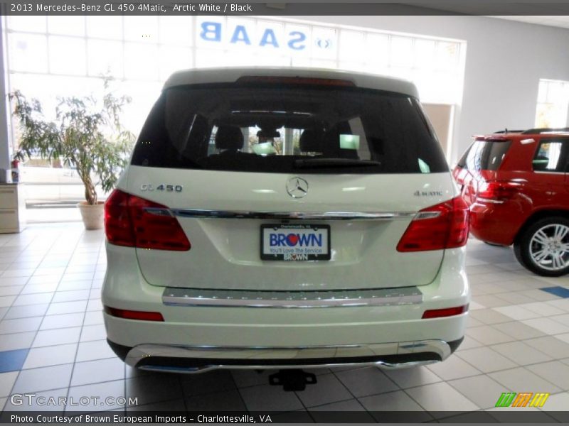 Arctic White / Black 2013 Mercedes-Benz GL 450 4Matic