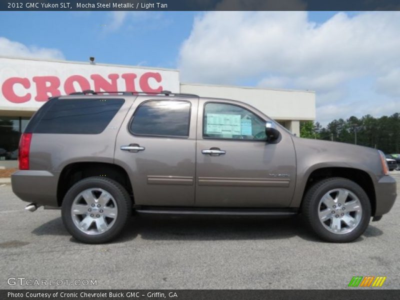 Mocha Steel Metallic / Light Tan 2012 GMC Yukon SLT