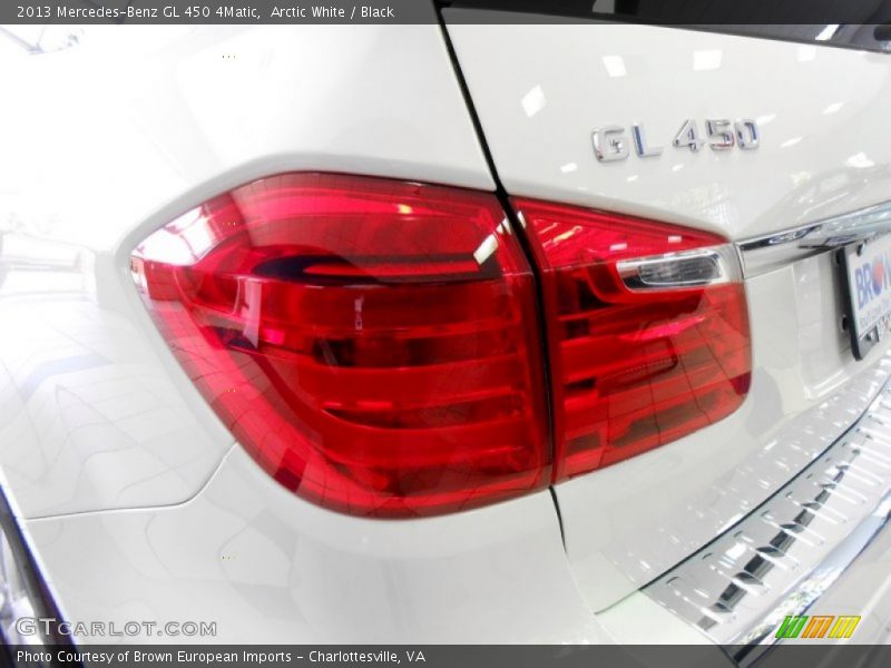 Arctic White / Black 2013 Mercedes-Benz GL 450 4Matic