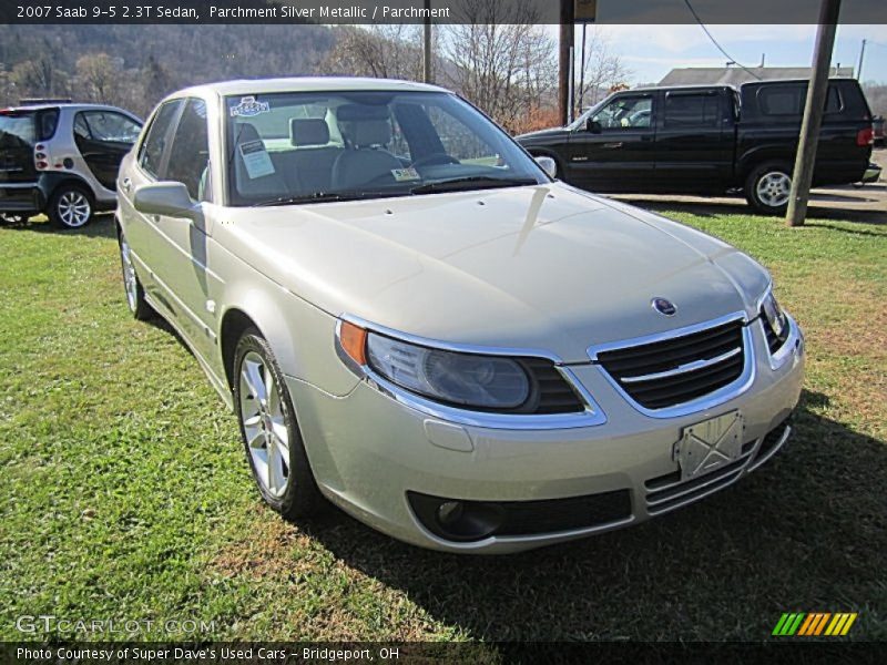 Parchment Silver Metallic / Parchment 2007 Saab 9-5 2.3T Sedan