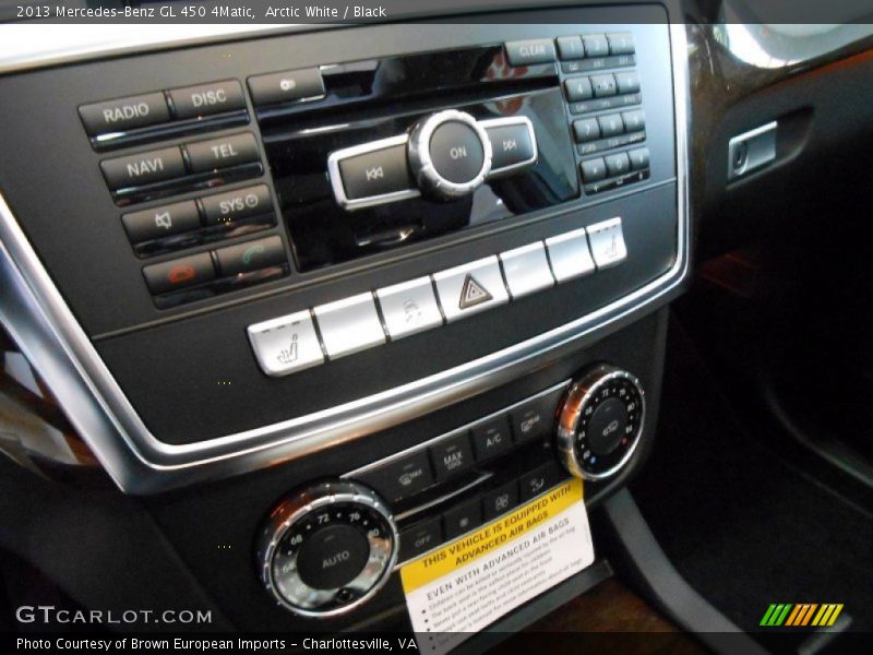 Arctic White / Black 2013 Mercedes-Benz GL 450 4Matic