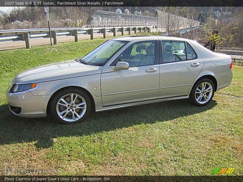 Parchment Silver Metallic / Parchment 2007 Saab 9-5 2.3T Sedan