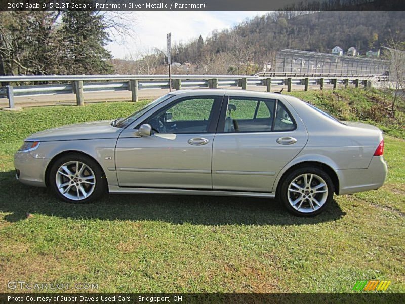 Parchment Silver Metallic / Parchment 2007 Saab 9-5 2.3T Sedan