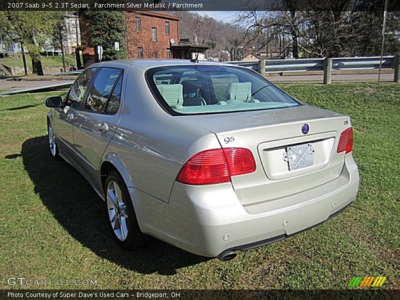 Parchment Silver Metallic / Parchment 2007 Saab 9-5 2.3T Sedan