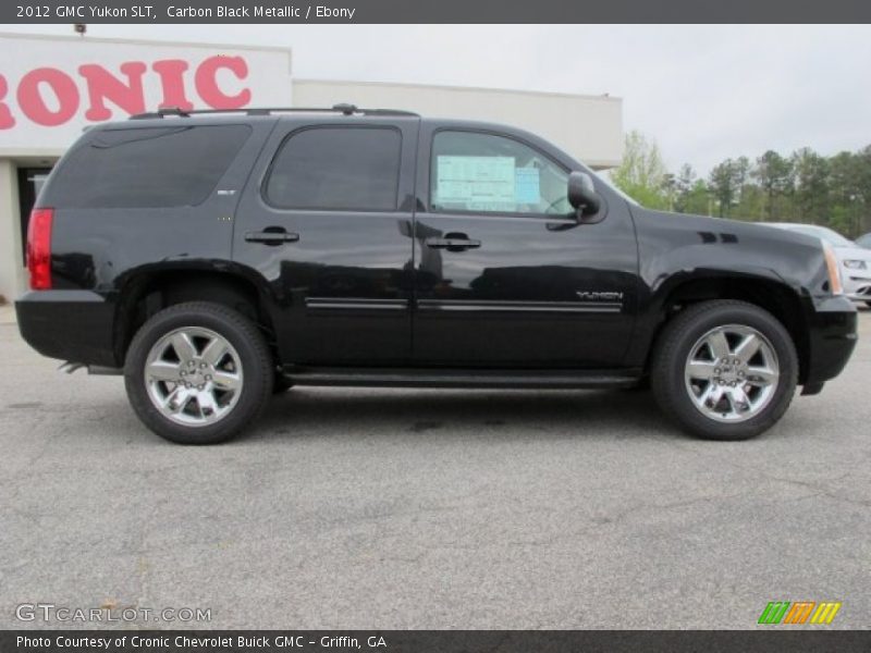 Carbon Black Metallic / Ebony 2012 GMC Yukon SLT