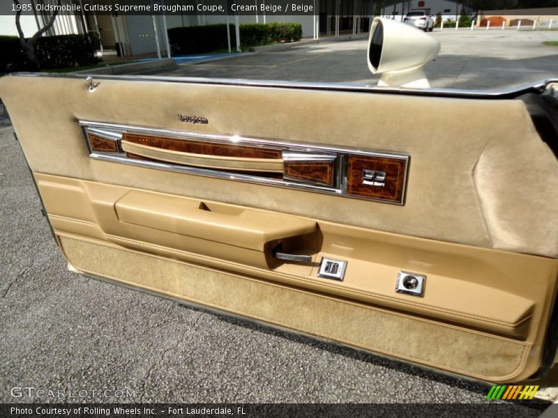 Door Panel of 1985 Cutlass Supreme Brougham Coupe