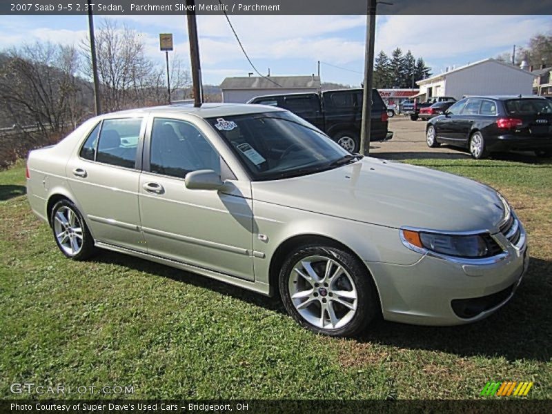 Parchment Silver Metallic / Parchment 2007 Saab 9-5 2.3T Sedan