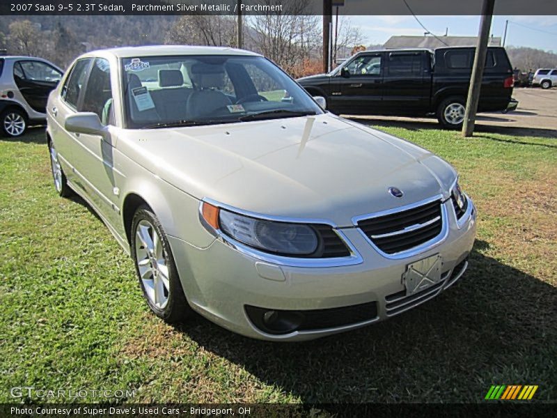 Parchment Silver Metallic / Parchment 2007 Saab 9-5 2.3T Sedan