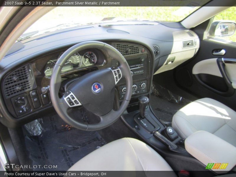 Parchment Silver Metallic / Parchment 2007 Saab 9-5 2.3T Sedan