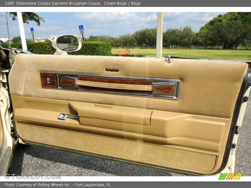 Door Panel of 1985 Cutlass Supreme Brougham Coupe