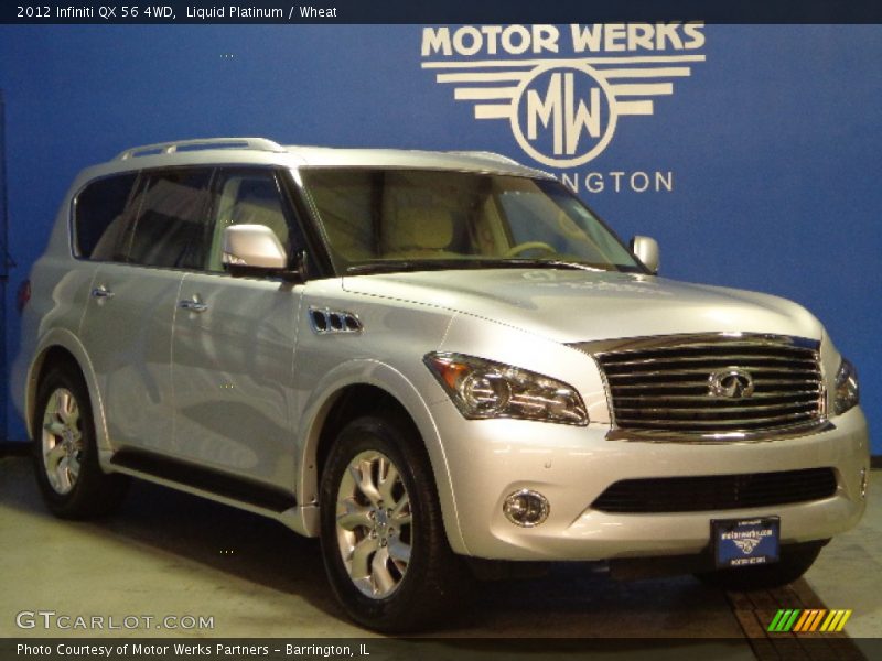 Liquid Platinum / Wheat 2012 Infiniti QX 56 4WD