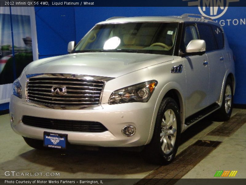 Liquid Platinum / Wheat 2012 Infiniti QX 56 4WD