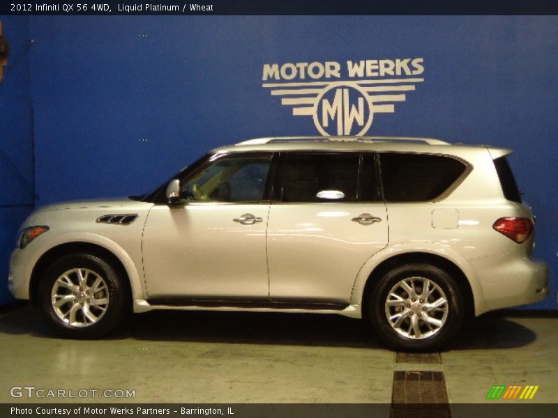 Liquid Platinum / Wheat 2012 Infiniti QX 56 4WD