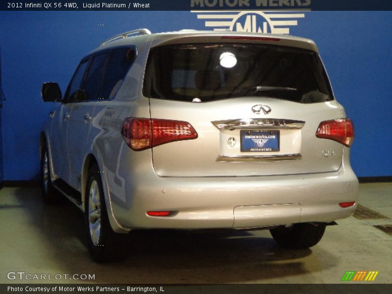 Liquid Platinum / Wheat 2012 Infiniti QX 56 4WD