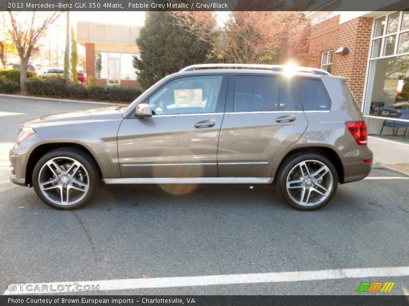 Pebble Grey Metallic / Grey/Black 2013 Mercedes-Benz GLK 350 4Matic