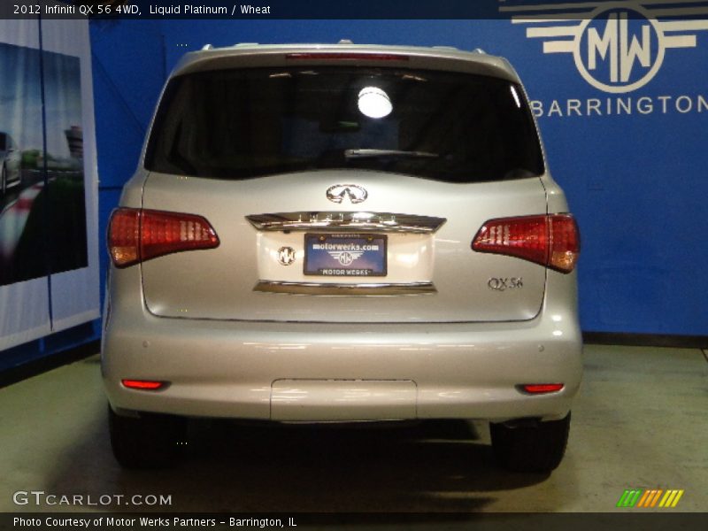 Liquid Platinum / Wheat 2012 Infiniti QX 56 4WD