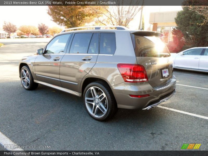 Pebble Grey Metallic / Grey/Black 2013 Mercedes-Benz GLK 350 4Matic