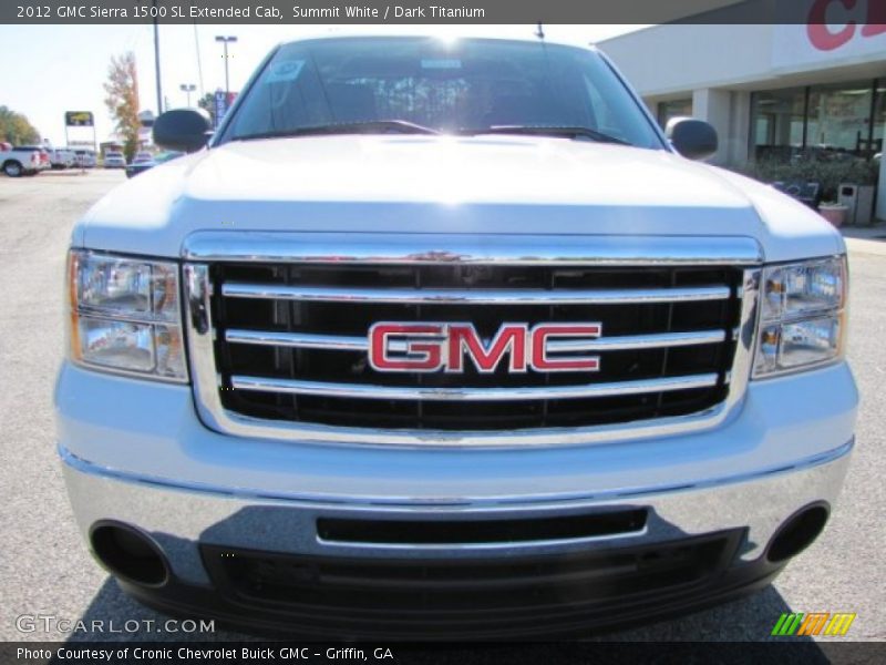 Summit White / Dark Titanium 2012 GMC Sierra 1500 SL Extended Cab