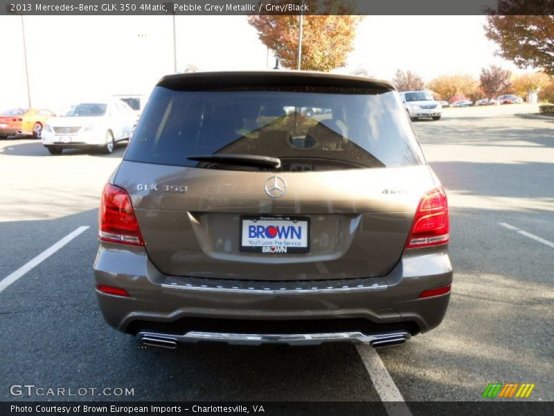 Pebble Grey Metallic / Grey/Black 2013 Mercedes-Benz GLK 350 4Matic
