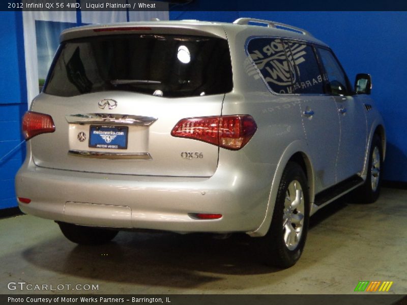 Liquid Platinum / Wheat 2012 Infiniti QX 56 4WD