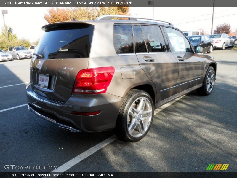 Pebble Grey Metallic / Grey/Black 2013 Mercedes-Benz GLK 350 4Matic