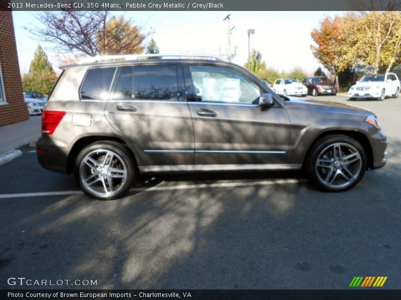 Pebble Grey Metallic / Grey/Black 2013 Mercedes-Benz GLK 350 4Matic