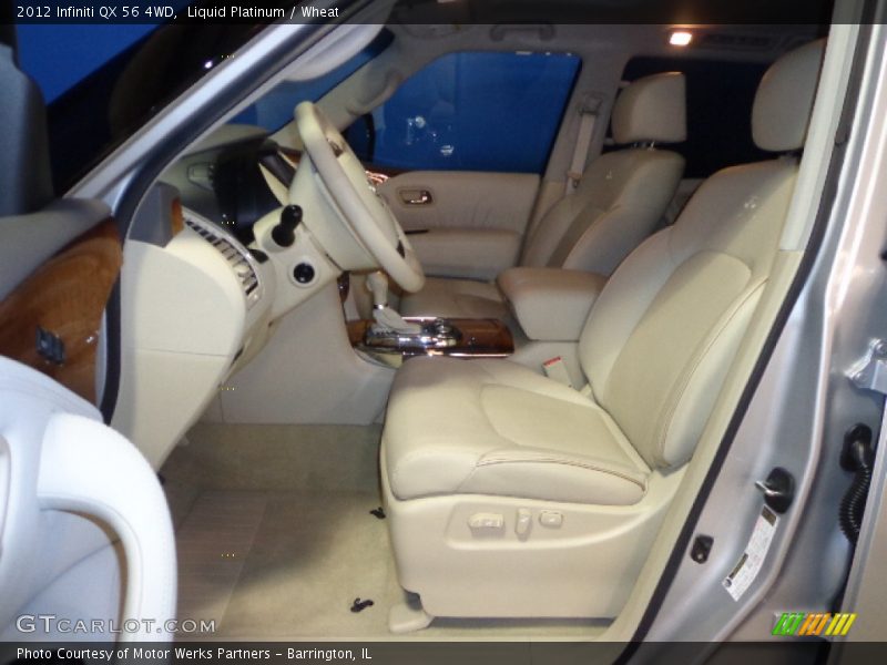 Liquid Platinum / Wheat 2012 Infiniti QX 56 4WD