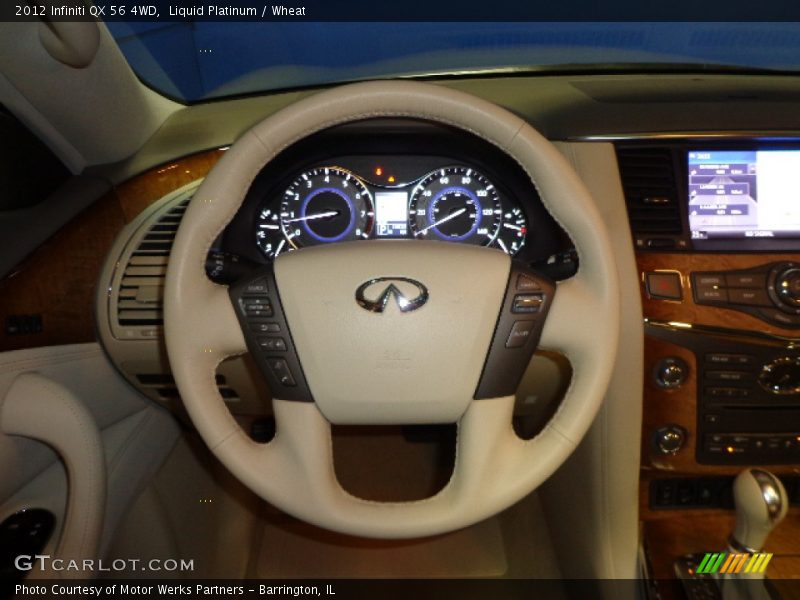 Liquid Platinum / Wheat 2012 Infiniti QX 56 4WD