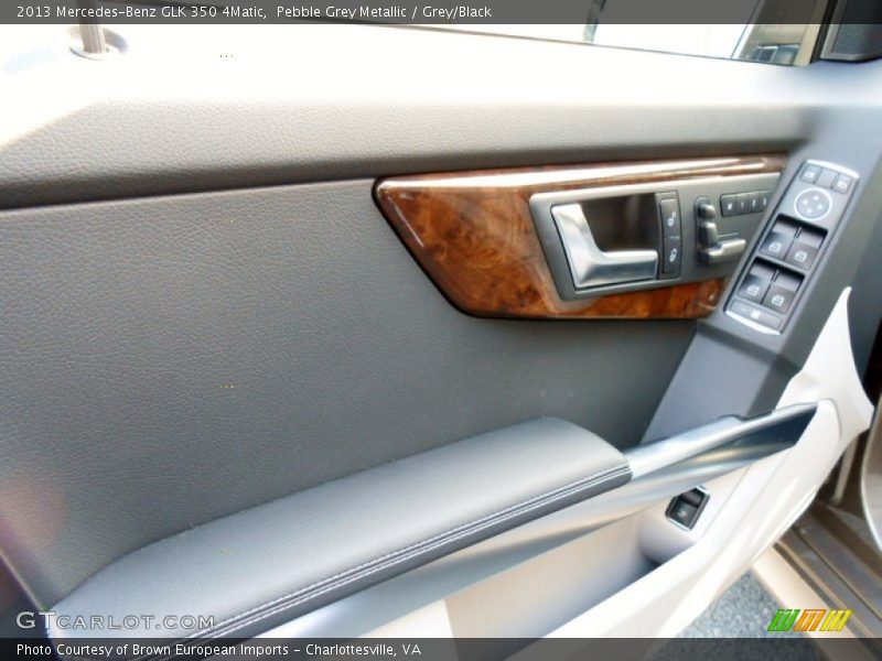 Pebble Grey Metallic / Grey/Black 2013 Mercedes-Benz GLK 350 4Matic