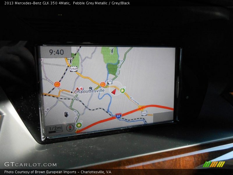 Pebble Grey Metallic / Grey/Black 2013 Mercedes-Benz GLK 350 4Matic