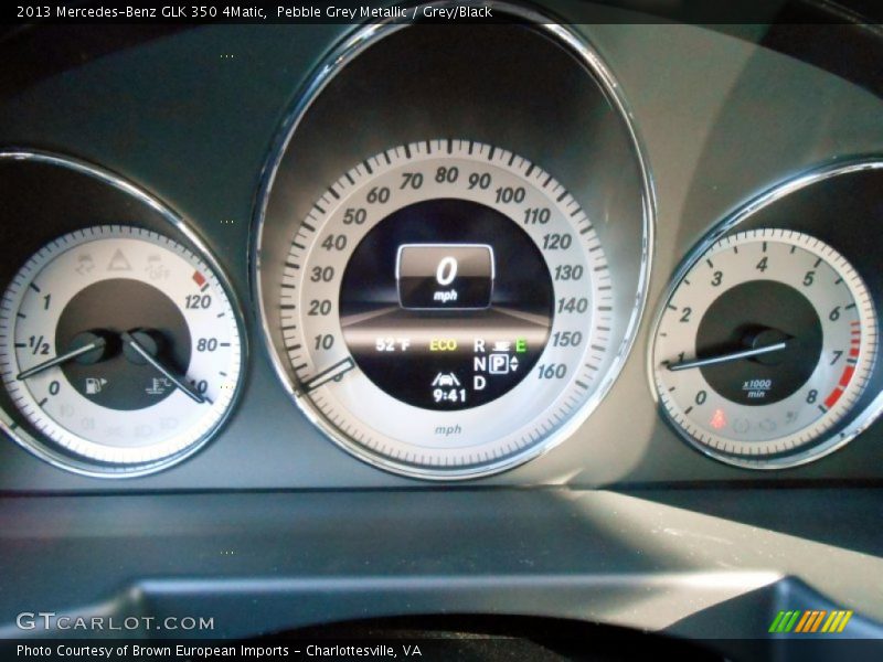 Pebble Grey Metallic / Grey/Black 2013 Mercedes-Benz GLK 350 4Matic