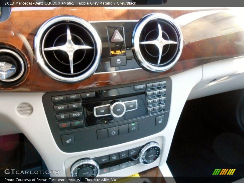 Pebble Grey Metallic / Grey/Black 2013 Mercedes-Benz GLK 350 4Matic