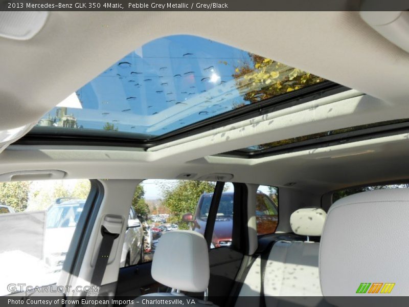 Pebble Grey Metallic / Grey/Black 2013 Mercedes-Benz GLK 350 4Matic