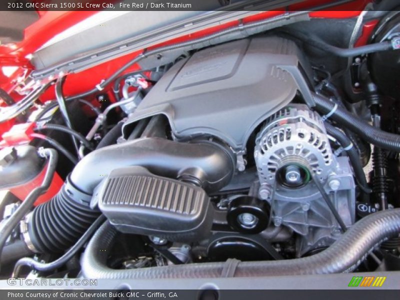 Fire Red / Dark Titanium 2012 GMC Sierra 1500 SL Crew Cab