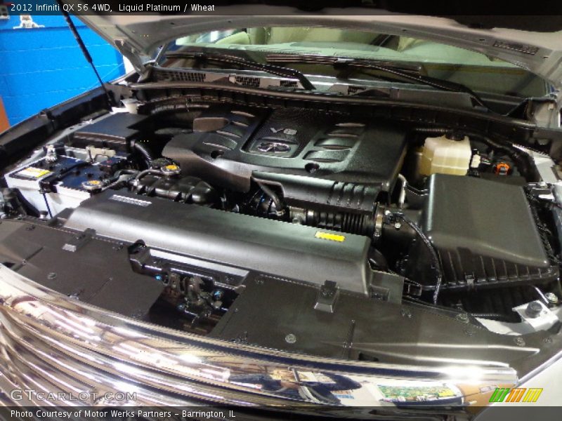 Liquid Platinum / Wheat 2012 Infiniti QX 56 4WD