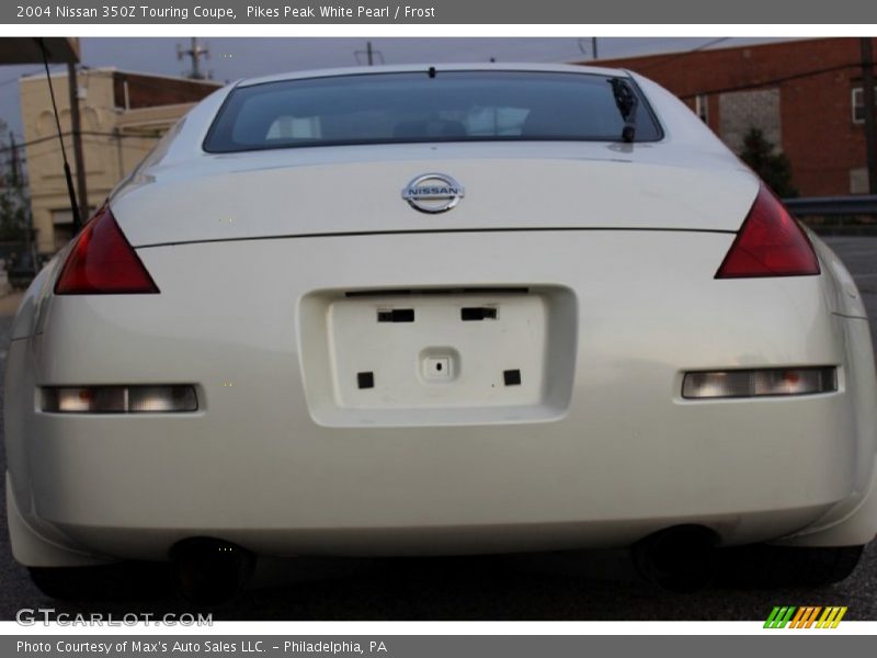 Pikes Peak White Pearl / Frost 2004 Nissan 350Z Touring Coupe