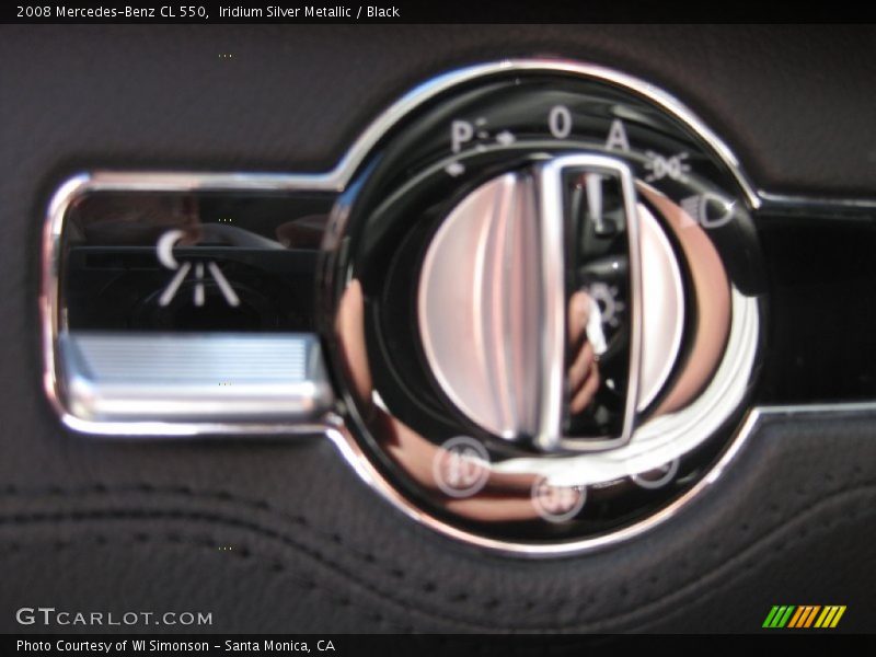 Iridium Silver Metallic / Black 2008 Mercedes-Benz CL 550